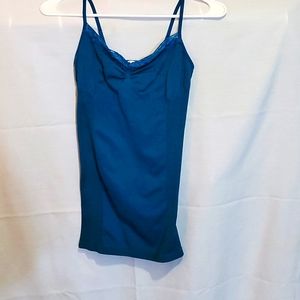 Prime cut tank top camisole emerald green sz/most